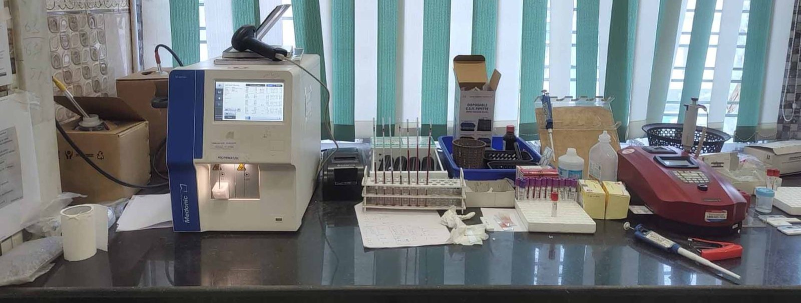 Hematology analyzer and lab equipment